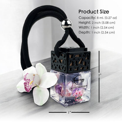 Orchid Seascape Crystal-Enhanced Oil Diffuser, Car Air Freshener, 8ml