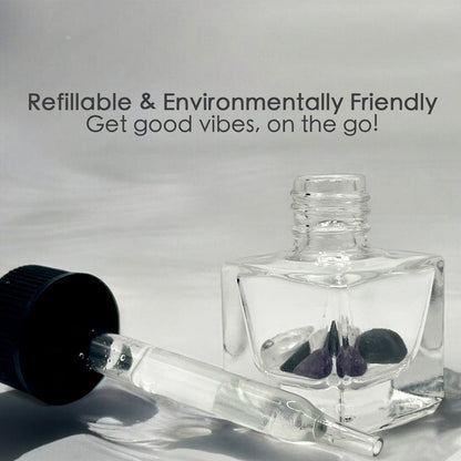 Orchid Seascape Crystal-Enhanced Oil Diffuser, Car Air Freshener, 8ml