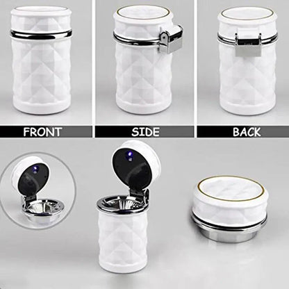 Universal LED Light Car Ashtray Cigarette Holder Car Accessories Portable Luxurious Design Ashtrays For Cars